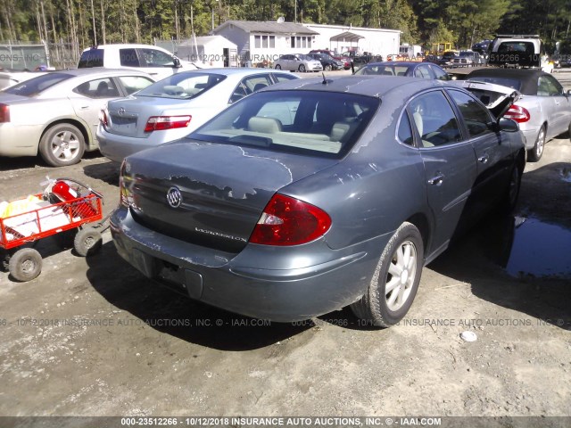 2G4WC582961265528 - 2006 BUICK LACROSSE CX GREEN photo 4