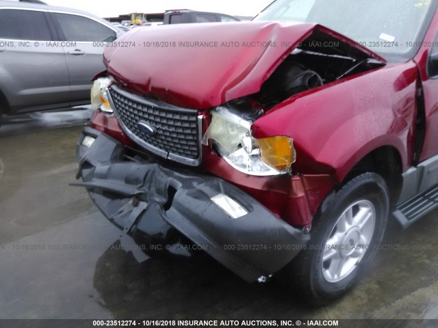 1FMPU15L44LB47188 - 2004 FORD EXPEDITION XLT RED photo 6