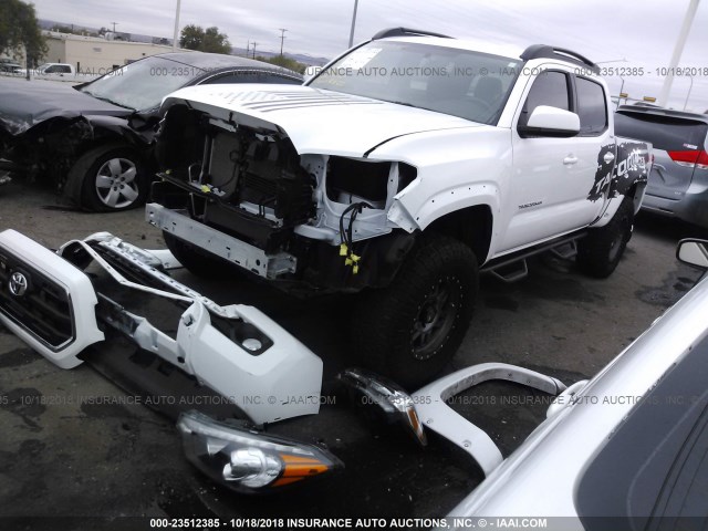 3TMCZ5AN4HM084715 - 2017 TOYOTA TACOMA DBL CAB/SR/TRDSPT/OR/PRO Ақ фото 2