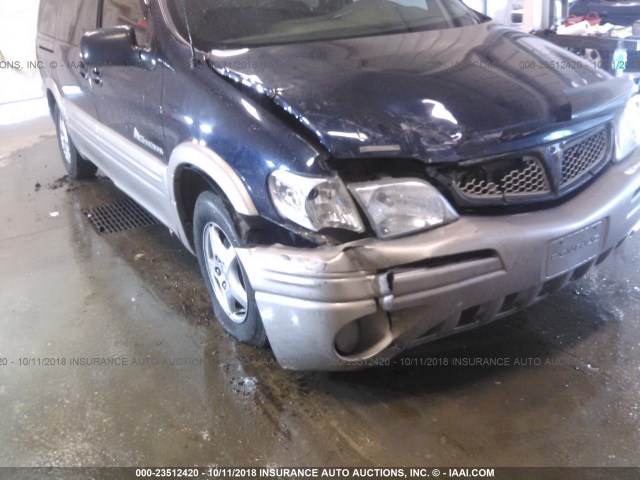 1GMDX13E13D238636 - 2003 PONTIAC MONTANA LUXURY BLUE photo 6