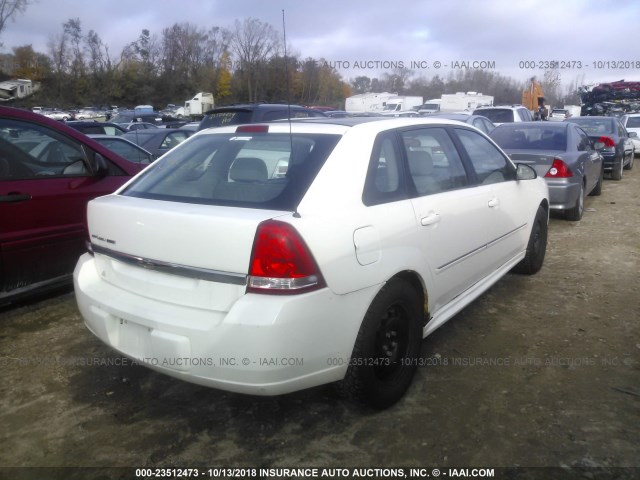 1G1ZT61896F179353 - 2006 CHEVROLET MALIBU MAXX LT WHITE photo 4