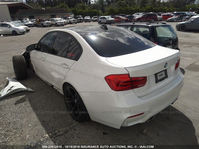 WBS8M9C50G5D31706 - 2016 BMW M3 თეთრი ფოტო 3