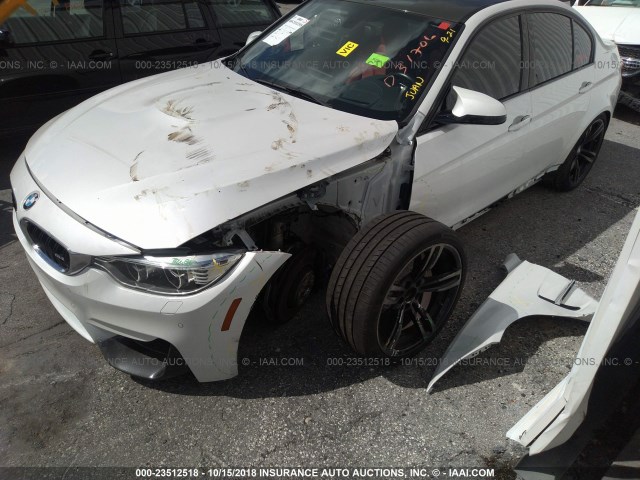 WBS8M9C50G5D31706 - 2016 BMW M3 თეთრი ფოტო 6