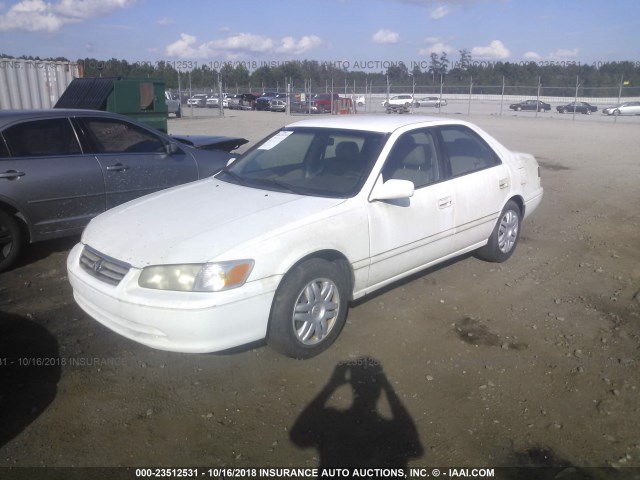 4T1BG22K21U788929 - 2001 TOYOTA CAMRY CE/LE/XLE 白色 照片 2