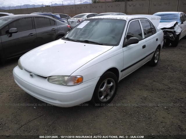 1Y1SK52832Z410143 - 2002 CHEVROLET GEO PRIZM LSI WHITE photo 2