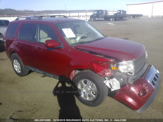 1FMCU9E71AKC51736 - 2010 FORD ESCAPE LIMITED RED photo 1