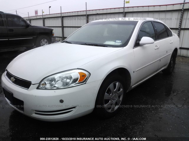 2G1WS581069428463 - 2006 CHEVROLET IMPALA POLICE WHITE photo 2