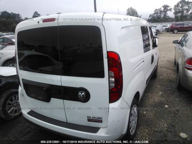 ZFBERFBT8G6B15092 - 2016 RAM PROMASTER CITY SLT WHITE photo 4