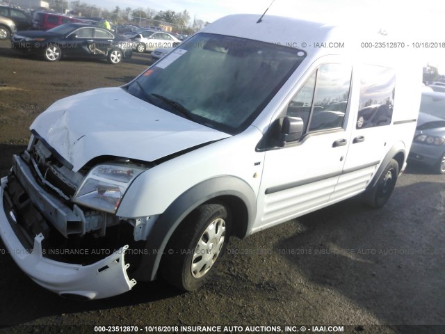 NM0LS6BN6DT174692 - 2013 FORD TRANSIT CONNECT XLT WHITE photo 2