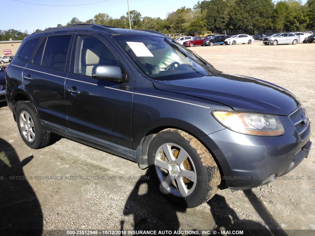 5NMSH13E08H212035 - 2008 HYUNDAI SANTA FE SE/LIMITED GRAY photo 1