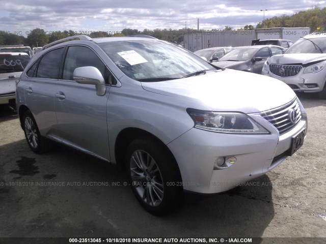 JTJBC1BA9D2053864 - 2013 LEXUS RX 450 SILVER photo 1