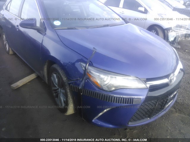 4T1BF1FK1GU527503 - 2016 TOYOTA CAMRY LE/XLE/SE/XSE 蓝色 照片 6