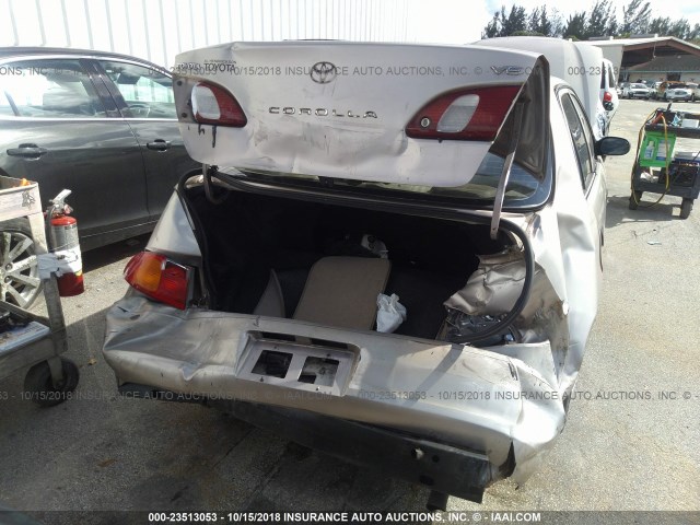 1NXBR12E5XZ220522 - 1999 TOYOTA COROLLA VE/CE/LE GOLD photo 6