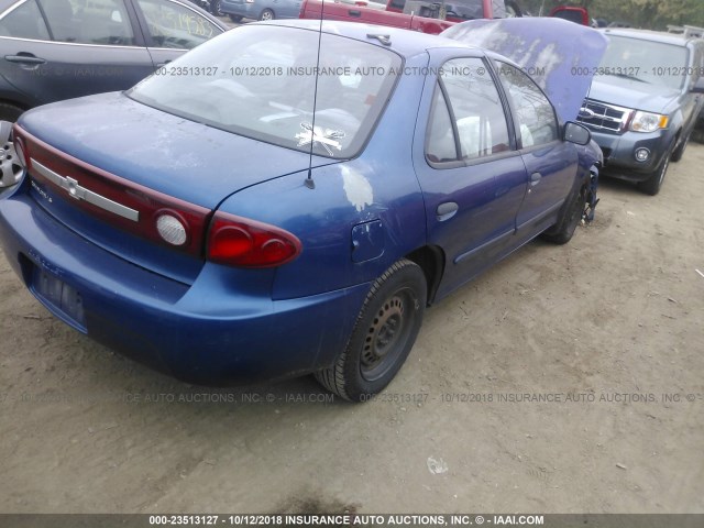 1G1JF52FX37248164 - 2003 CHEVROLET CAVALIER LS BLUE photo 4