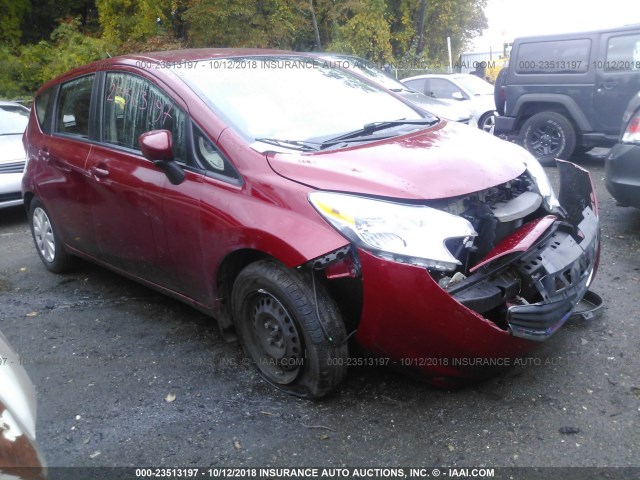 3N1CE2CP1FL392746 - 2015 NISSAN VERSA NOTE S/S PLUS/SV/SL/SR RED photo 1