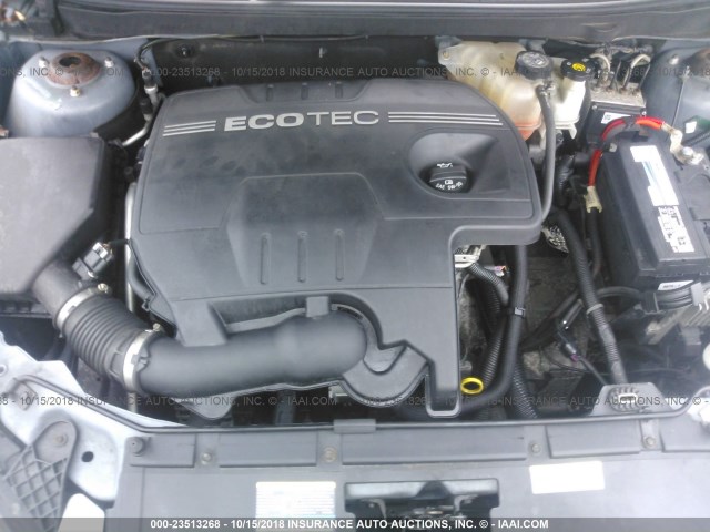 1G2ZF57B084262894 - 2008 PONTIAC G6 VALUE LEADER/BASE BLUE photo 10