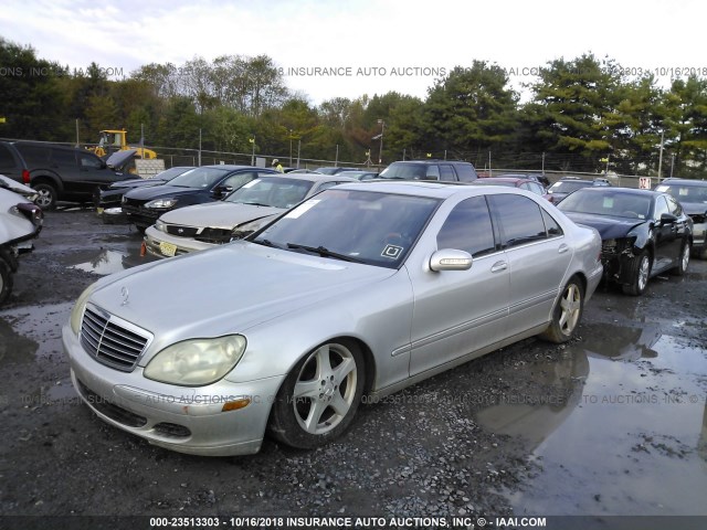 WDBNG70J85A436436 - 2005 MERCEDES-BENZ S 430 SILVER photo 2