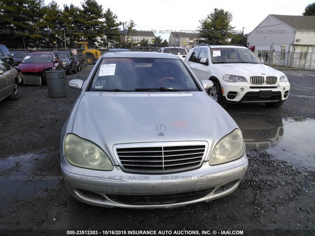 WDBNG70J85A436436 - 2005 MERCEDES-BENZ S 430 SILVER photo 6