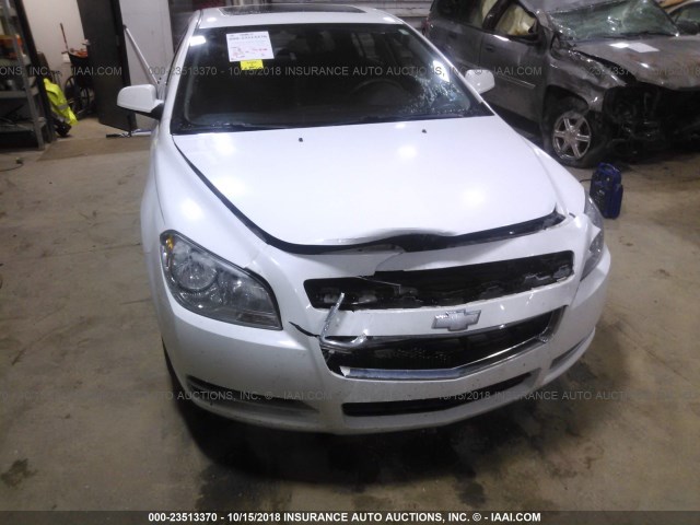 1G1ZC5E08CF207881 - 2012 CHEVROLET MALIBU 1LT WHITE photo 6