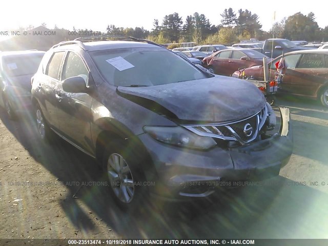 JN8AZ1MW5CW208170 - 2012 NISSAN MURANO S/SL/LE BROWN photo 1