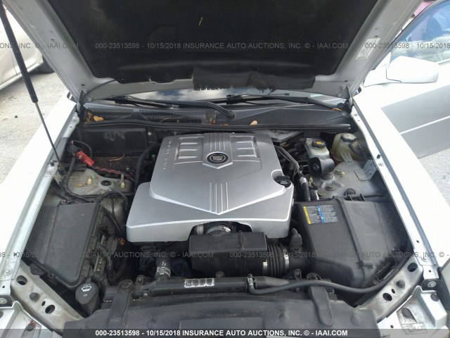 1G6DP577870122633 - 2007 CADILLAC CTS HI FEATURE V6 SILVER photo 10