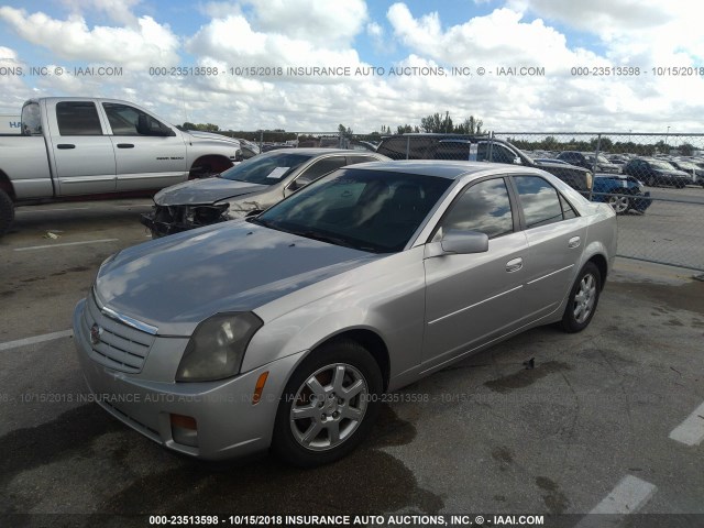 1G6DP577870122633 - 2007 CADILLAC CTS HI FEATURE V6 SILVER photo 2