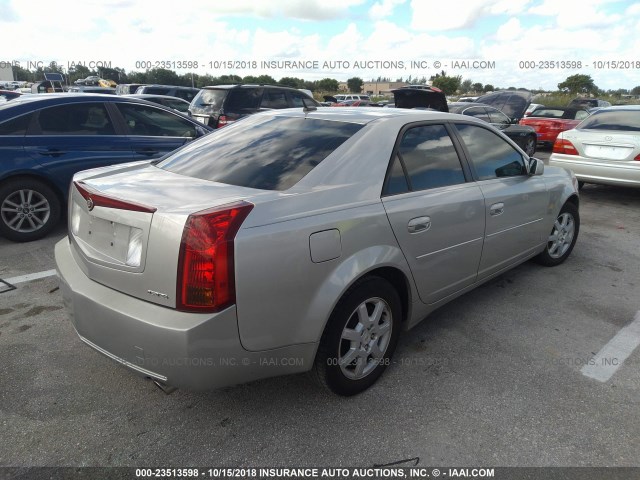 1G6DP577870122633 - 2007 CADILLAC CTS HI FEATURE V6 SILVER photo 4