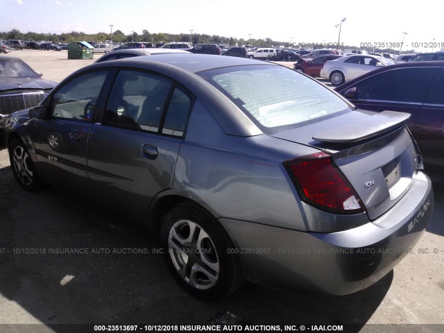1G8AL54F24Z199913 - 2004 SATURN ION LEVEL 3 GRAY photo 3