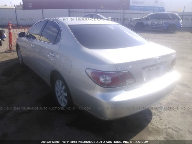 JTHBF30GX36020195 - 2003 LEXUS ES 300 SILVER photo 3