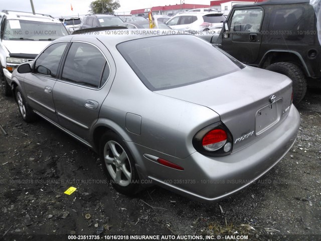 JN1CA31D3YT740541 - 2000 NISSAN MAXIMA GLE/GXE/SE GRAY photo 3