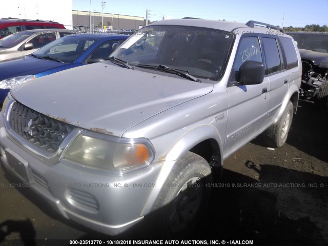 JA4MT31RX3J001012 - 2003 MITSUBISHI MONTERO SPORT XLS SILVER photo 2