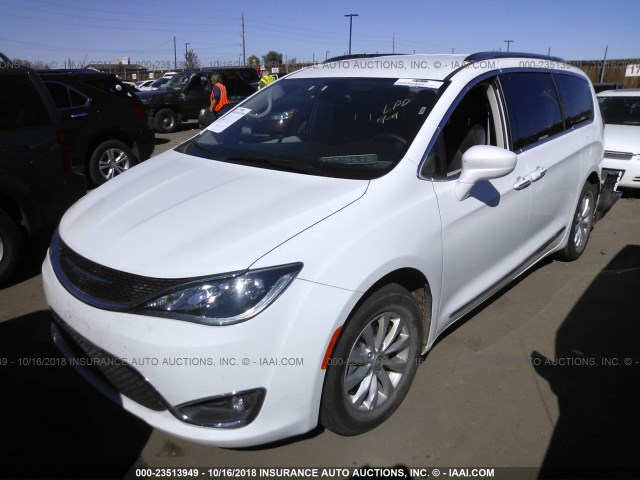 2C4RC1BG4JR269379 - 2018 CHRYSLER PACIFICA TOURING L თეთრი ფოტო 2