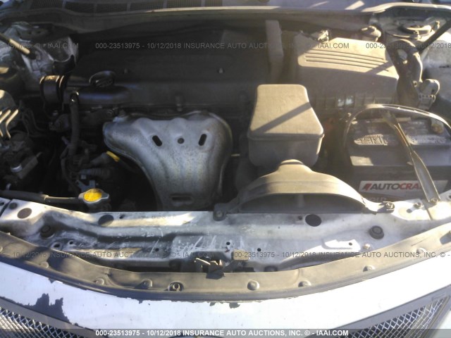 4T1BE46KX9U874559 - 2009 TOYOTA CAMRY SE/LE/XLE WHITE photo 10