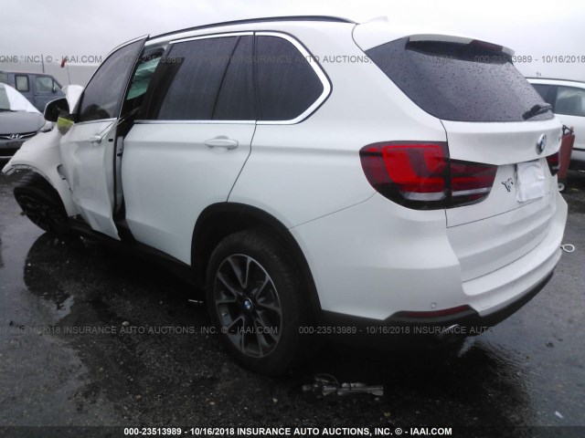 5UXKR0C56F0K69665 - 2015 BMW X5 XDRIVE35I WHITE photo 3