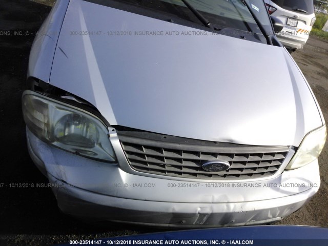 2FMZA57411BA45406 - 2001 FORD WINDSTAR SE SPORT SILVER photo 6