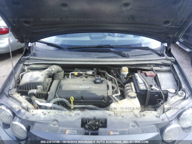 1G1JA6SG5G4114697 - 2016 CHEVROLET SONIC LS 灰色 照片 10