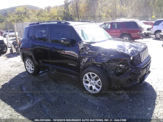 ZACCJBBT7GPC56640 - 2016 JEEP RENEGADE LATITUDE BLACK photo 1