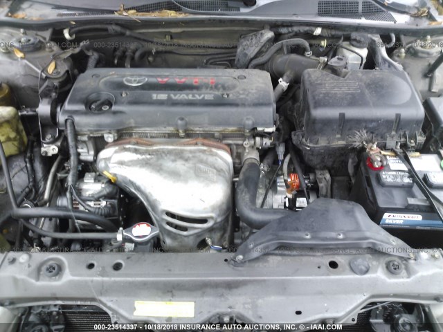 4T1BE32K63U712628 - 2003 TOYOTA CAMRY LE/XLE/SE GRAY photo 10