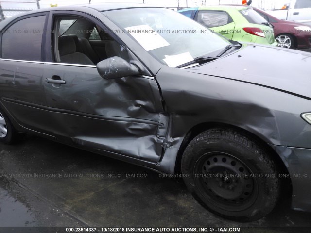 4T1BE32K63U712628 - 2003 TOYOTA CAMRY LE/XLE/SE GRAY photo 6