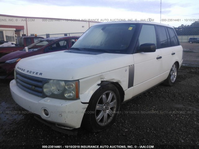 SALME15418A266615 - 2008 LAND ROVER RANGE ROVER HSE WHITE photo 2