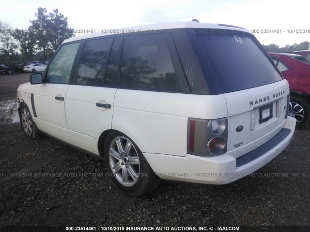 SALME15418A266615 - 2008 LAND ROVER RANGE ROVER HSE WHITE photo 3