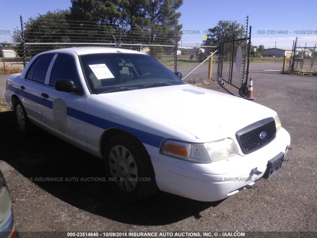 2FAFP71V98X151379 - 2008 FORD CROWN VICTORIA POLICE INTERCEPTOR WHITE photo 1