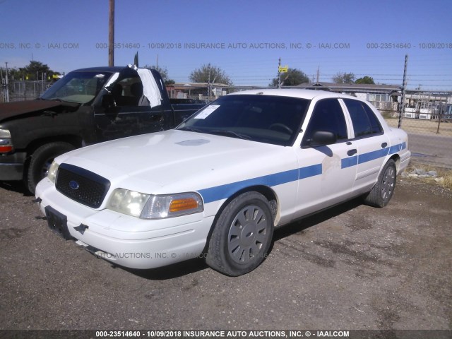 2FAFP71V98X151379 - 2008 FORD CROWN VICTORIA POLICE INTERCEPTOR WHITE photo 2