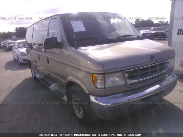 1FDRE14LXXHA42704 - 1999 FORD ECONOLINE E150 VAN TAN photo 1