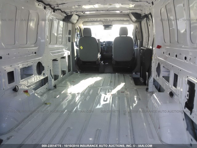 1FTYR2ZM6JKA85149 - 2018 FORD TRANSIT T-250 WHITE photo 8