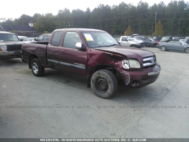 5TBRU34156S478137 - 2006 TOYOTA TUNDRA ACCESS CAB SR5 MAROON photo 1