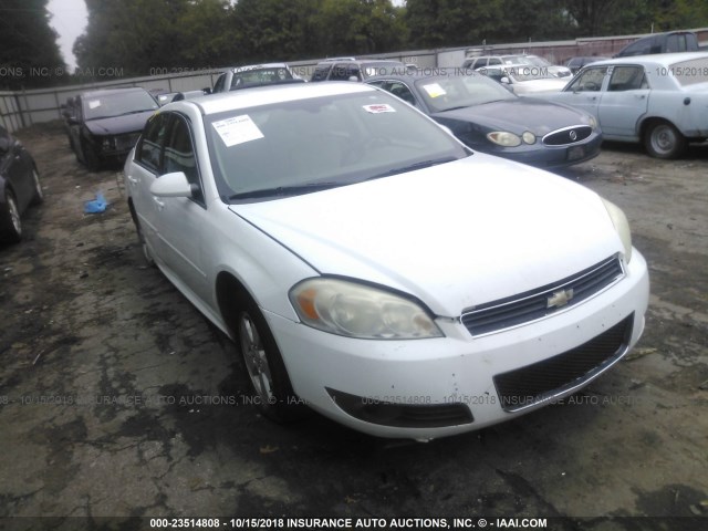 2G1WB5EK3A1212417 - 2010 CHEVROLET IMPALA LT WHITE photo 1