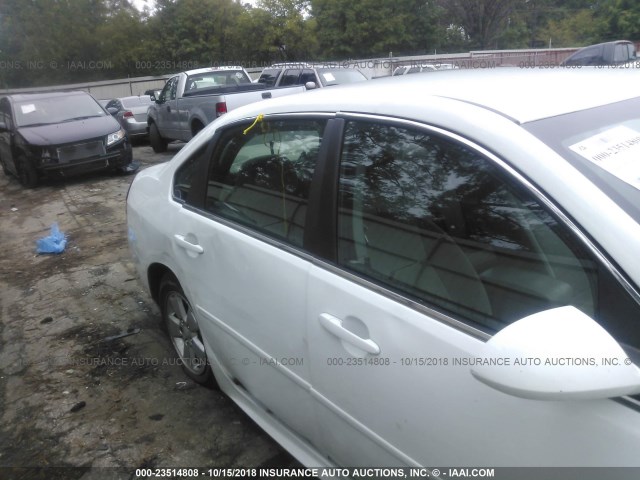 2G1WB5EK3A1212417 - 2010 CHEVROLET IMPALA LT WHITE photo 6