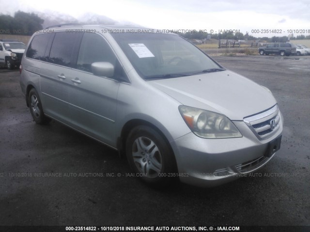 5FNRL38737B415083 - 2007 HONDA ODYSSEY EXL SILVER photo 1