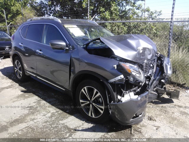 5N1AT2MT0HC877380 - 2017 NISSAN ROGUE S/SL GRAY photo 1